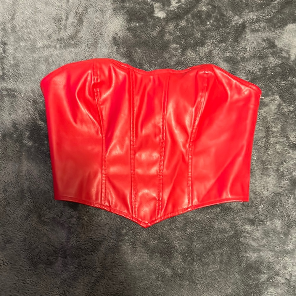 Red Leather Top